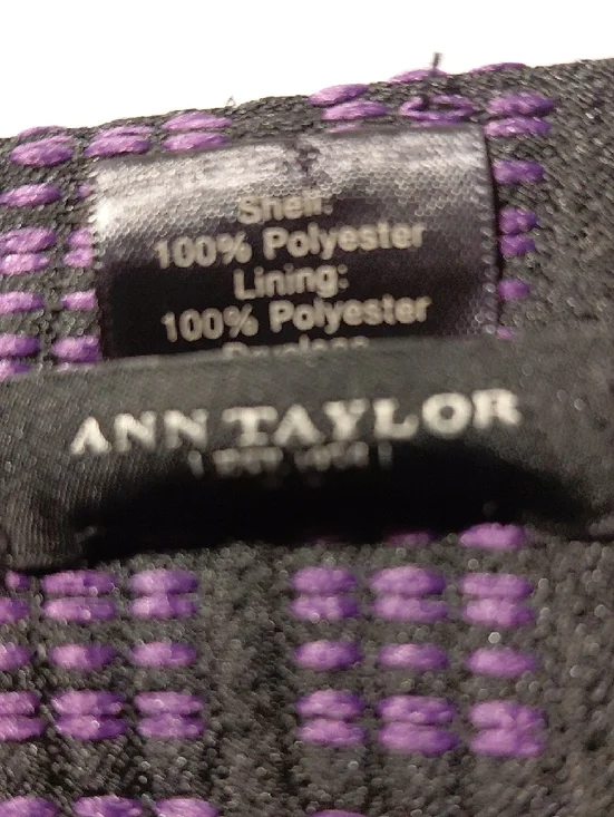 Ann Taylor Purple Plaid Pencil Skirt, Sz.8 - Picture 4 of 4